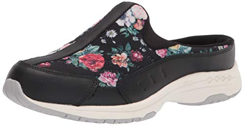 Easy Spirit Womens Traveltime479 Mule, Black 001, 9 Wide US