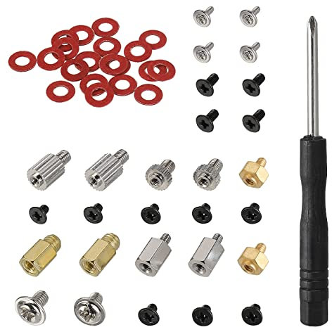 FandWay M.2 Standoff and Screw,M.2 SSD NVMe Mounting Screws for Gigabyte & MSI Motherboards Pack of 30.