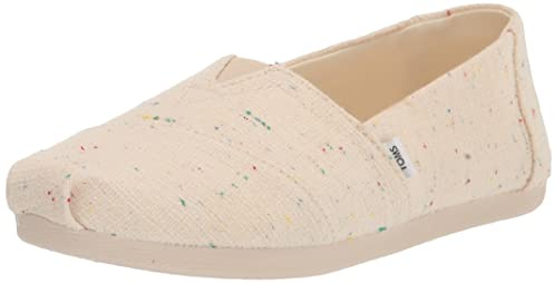 TOMS Alpargata Espadrille för kvinnor, Naturligt fläckig, 35.5 EU