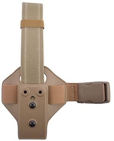 SAFARILAND 6004 TAC Mini Beinplatte, mit kompletter Bebänderung/beige (FDE Brown)