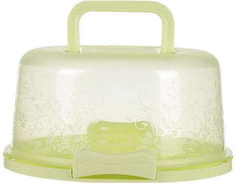 Oldmoom Boîte de transport sécurisée pour gâteaux,boîte de transport pour gâteaux | Boîtes à gâteaux transparentes de qualité alimentaire avec couvercle - Porte-gâteau multifonctionnel réutilisable