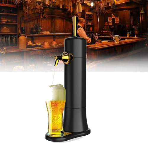 NVYAZJ Dispensador de Cerveza, Sistema de Barril de Cerveza en Lata, generador de Espuma de Cerveza, Grifo de Cerveza, dispensador de Cerveza de Barril