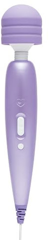 Lovehoney Powerful Electric Handheld Massager | Mains Powered Body Massage Tool with 12 Vibration Modes | Flexible Neck for Muscle Aches in Back, Neck, Shoulders, Legs | Lilac