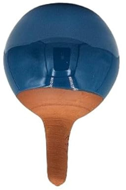 OLLAS LUTTON Mini Olla Terrakotta zum Einpflanzen 25 cl| Automatische und umweltfreundliche Bewässerung für Pflanzen im Innen| natürliches Bewässerungssystem | Laufzeit 2 Tage | Blau