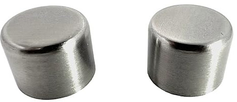 EVOGES Satin Steel Spare Universal Dimmer Knob, Pack of 2