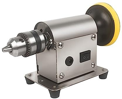 Lucidatrice for gioielli Rock Mill Lucidatrice da banco Lucidatrice for lucidatrice con 20 pezzi Carta vetrata Rettificatrice universale for tornio da banco per Sigilli, Gioielli, Vetro, Pietre Prezio