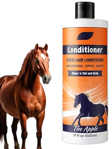 Champú Mane and Tail, Champú Horse - Champú de la Cueva y mane alimentario de 500 ml,Suministros de aseo para caballos, limpiador de capa para limpieza y limpieza