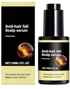 Sérum Anticaída para el Cuero Cabelludo, Tratamiento Diario - Botella Portátil de 30 ml, Repara las Raíces, Nutre el Cuero Cabelludo y Promueve un Cabello Más Grueso y Brillante