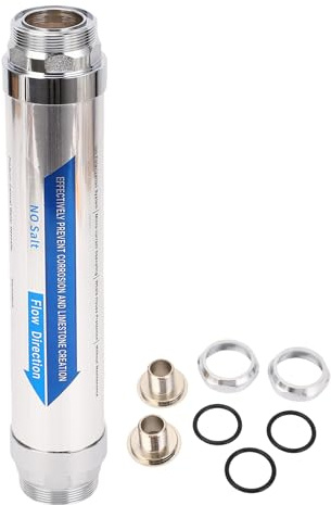 Vattenavhärdare System Inget salt Magnetisk vattenavkalkningsmedel för hela huset Rostfritt stål Kompakt vattenavhärdare för dusch Diskmaskin Solvärmare (1/2 tum (DN15))