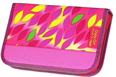 McNeill Etui leer mit 2 Klappen Crazy Cat