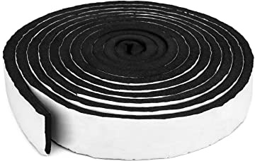QWORK Pipe Wrap Insulation, Waterproof Foam Insulation Tape Adhesive for Hot or Cold Pipes, 16 Ft Long x 2 Inch Wide x 1/2 Inch Thick