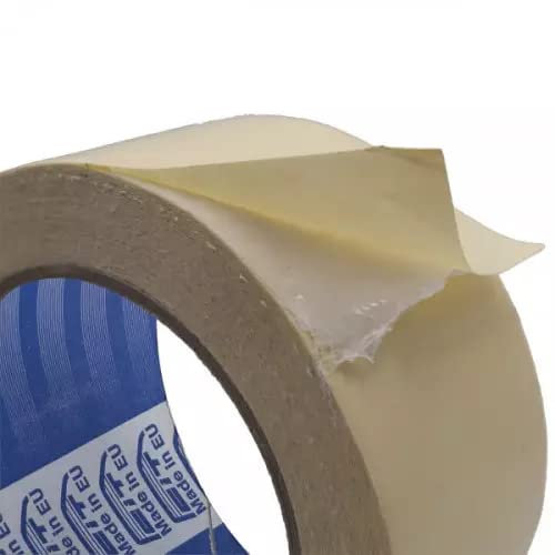 AS ADESIVI SICUREZZA StickersLab - Nastro biadesivo neutro 230my rimovibile per moquette, tappeti e altri fissaggi 50mt (50mm x 50mt)