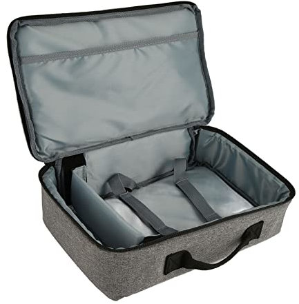 VBESTLIFE Étui de Projecteur, Sac de Projecteur pour la Plupart des Projecteurs Majeurs, étui de Transport de Voyage pour Projecteur Portable avec Poches pour Accessoires, 13,6x7,9x4 Pouces
