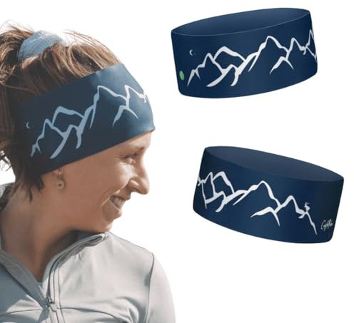 Bergwelten Outdoor Stirnband: Atmungsaktiv & rutschfest | Ideal für Sport, Outdoor & Abenteuer