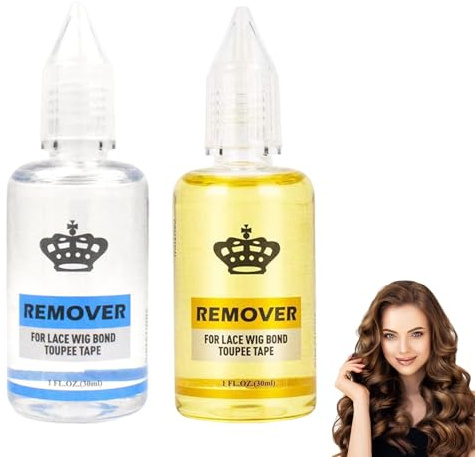 Roinaid 2 Stück Tape Löser für Extensions Entfernung Bonding Entfernen von Kleberückständen Kosmetische Haarsysteme