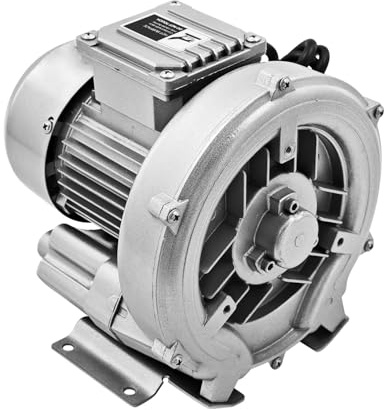 Beenhuco 0.16 HP 120W Regenerative Blower, 220V 24CFM 50HZ Single Phase, High-Pressure Vortex Ring Blower Industrial Vacuum Pump for Fish Pond, Industrial blowers, Textile industry, Dust removal