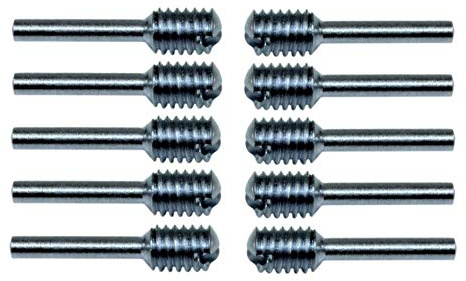 SN-TEC Türdrücker Stift/Drückerstift mit Gewinde M5 und Schlitz(10 Stück)