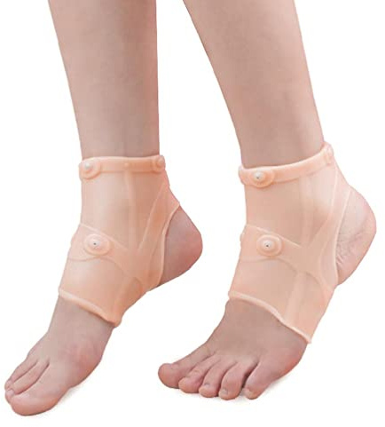 UNF Knöchelbandage, Magnettherapie Knöchelbandage, Silikon, Kompressionsschutz, Knöchelstütze, Fußsocke für Herren, Laufen