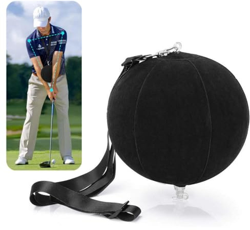 cakefly Golf Swing Trainer Grip Training Aid Club Smart Impact Ball Practice Ball Teaching Posture Correction Aids Adjustable Arm Motion Guide, Golf Gifts for Beginners