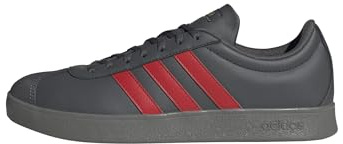 adidas För Män VL COURT BASE SHOES, grey six/better scarlet/grey four, 44 EU