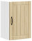 vidaXL Lucca kitchen wall cabinet - sonoma oak - engineered wood - ample storage space - modern glass front door - wall-mounted - 40x31x60 cm dimensions