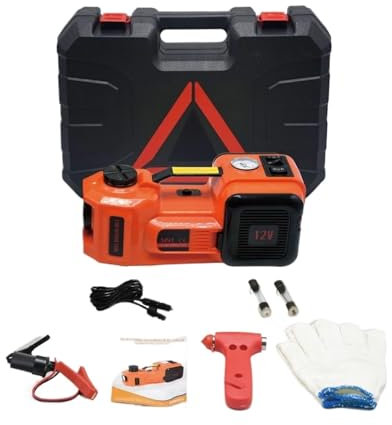 ZRHYRG rangierwagenheber Elektro-Wagenheber-Set, 5 Tonnen hydraulischer Wagenheber mit aufblasbarer Pumpe, elektrischer Schraubenschlüssel, Hebemaschine, Luftpumpe Wagenheber(Only Jack)
