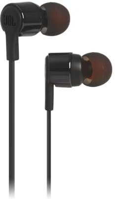 JBL Tube 210, Écouteurs Intra-Auriculaires Filaires, Noir