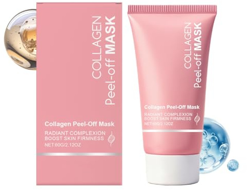 Gesichtsmaske Creme,60g Peel Off Maske Zur Aufhellung - Aufhellende Feuchtigkeitsspendende Flüssige Gesichtsmaske,Für Frauen Männer Jugendliche Wellness Täglich Nacht Reise Vor Dem