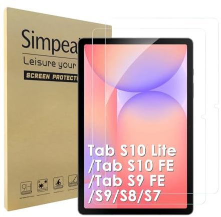 Simpeak 2-Stück Schutzglas Kompatibel für Samsung Galaxy Tab S11/S10 Lite/S10 FE/S9 FE/S9/ S8/S7 11, 9H Hartglas Temperat Glas Screen Protektor Schutzfolie, Displayschutz [Kratzfest] [Bläschenfrei]
