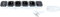 SCHWAIGER 660081 Regleta de enchufes Flexible Conexión Schuko USB de 6 vías Enchufe múltiple Interruptor de Apagado Cable de 1,5 m Regleta giratoria móvil Negro