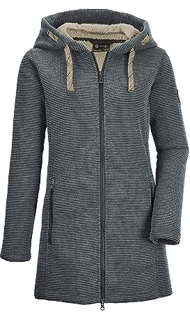 G.I.G.A. DX Stickad fleeceparkas för kvinnor, fleecejacka med huva, GW 54 WMN KNTFLC PRK, aquaverde, 36, 37640-000