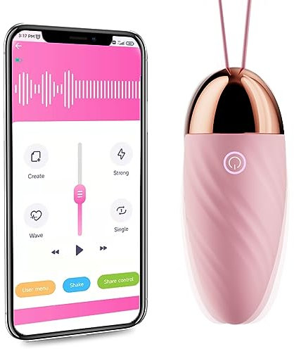 Vibrador Vibrador de bala con aplicación Bluetooth inalámbrico, vibrador de clítoris, bragas remotas, huevo de amor, juguete sexual Para mujeres y parejas