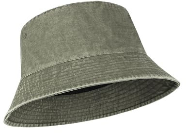 Zylioo Vintage Fischerhut Größe L, Anglerhut Für Großen Kopf, Sommer Bucket Hats Sonnenhut Eimerhut Größe 60cm