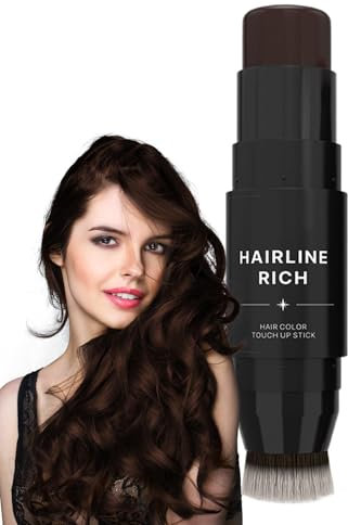 Nankoyal Cubre raíces para cabello, lápiz de relleno de línea capilar - Barras de color de cabello para cubrir las canas - Barras impermeables para cobertura del cabello, pluma para cubrir raíces para