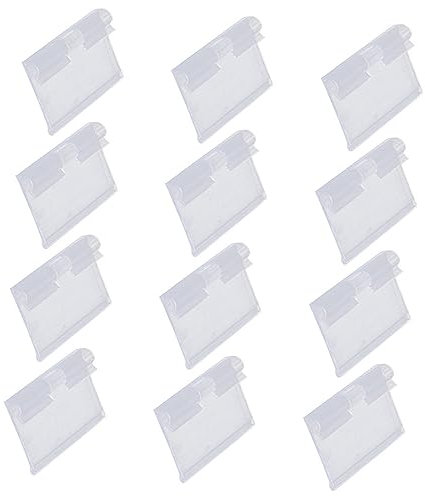 OSALADI Kunststoff Preisschilder 100x42mm 30 Stück Regaletiketten Langlebig Für Supermarkt Warenpreisauszeichnung Und Haushaltsbeschriftung