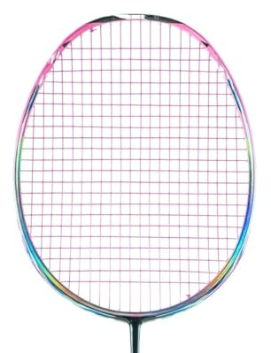 WANGBINGXING Badminton Set Racchetta da Badminton 62g Ultraleggera in Fibra di Carbonio amatoriale(1Pcs Pink Boxed)