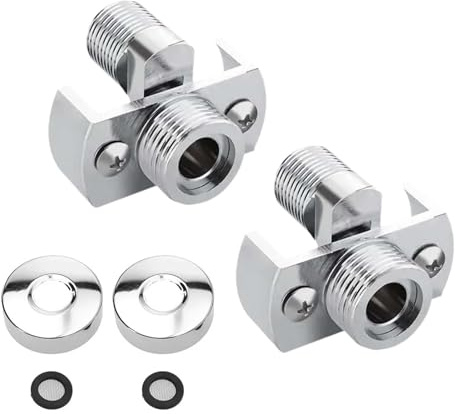 2 piezas Adaptador grifo ducha, Adaptador para grifo de ducha, Adaptador ajustable para grifo de ducha, Adaptador ajustable para grifo, utilizadas para ajustar válvulas de agua e instalar grifos.