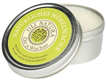 OLI-NATURA Cera per mobili, incolore, per la cura dei mobili, 125 ml
