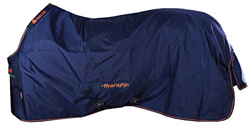 Bucas Therapy Turnout Decke Light Navy/Orange