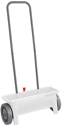 GT Garden Streuwagen, Universalstreuer für Rasen oder Dünger auf Rädern, 45cm Streubreite, 12 Liter Fassungsvermögen