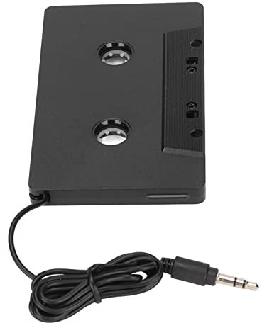 Adattatore Aux Cassetta Adattatore Aux Cavo Adattatore Cassetta Abs Nero Adattatore Aux Cassetta Auto Adattatore Nastro Cavo Ausiliario Da 3,5 Mm Per Telefoni Tablet Altoparlante