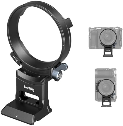 SMALLRIG Rotatable Collar Mount Plate für Sony A7CII / A7CR-Kamera, muss mit 4422/4438 verwendet Werden, drehbare Halterung für horizontale und vertikale Aufnahmen, für Arca und für MFT – 4424