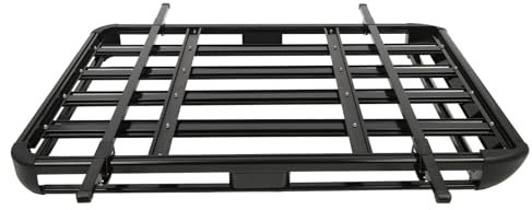 Porte-bagages de toit universel de 160 cm - 150 kg - En aluminium - Noir - Pour SUV - Largeur réglable