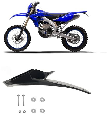 JERICMOTO Rear Fender License Plate Bracket for Yamaha 2007-2024 WR250F WR450F, Rear Mudguard License Plate Holder Bracket