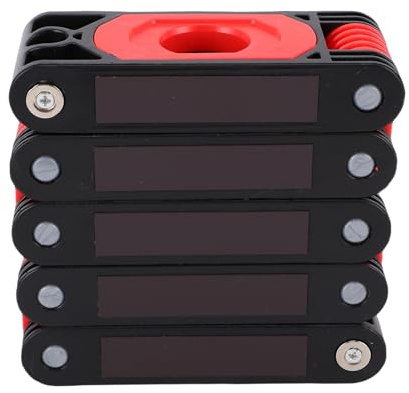 Fafeicy Strumento di Misurazione Multiangolo Pieghevole, 4 Giunti Regolabili con 5 Magneti e 4 Tubi a, per la Decorazione Domestica di Impianti Idraulici per la Lavorazione del Legno