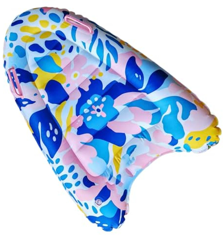 Aufblasbares Bodyboard - Schwimmhilfe & Auftrieb Für Erwachsene | Surfbrett Mit Hoher Tragkraft - Pool Spielzeug | Outdoor Wasseraktivitäten Urlaub See Sommer Schwimmbrett Mit Griffen