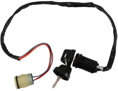 Beatifufu Interruttore Accensione Atv Scooter con Chiave Materiale Robusto e Installazione Facile Starter Rapido e Resistente per Quad e Bici Elettriche Compatibile