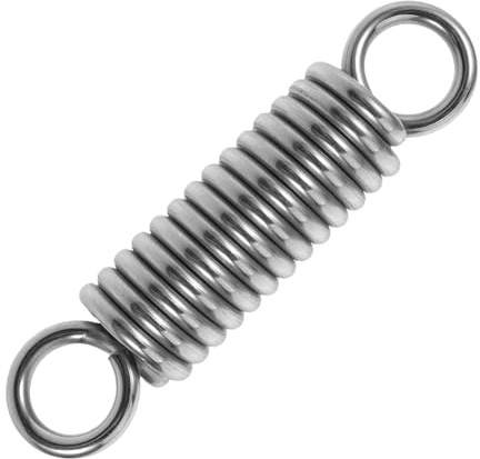 BESPORTBLE Resortes De Suspensión para Sillas Colgantes Muelles De Extensión De Acero Inoxidable Herrajes Giratorios para Uso Interior y Exterior Hamacas o Porches