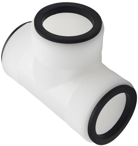 Conector de junta en T para manguera de piscina, divisor para Intex para Coleman para piscinas Hayward, adaptador de manguera de drenaje de polipropileno con juntas en L