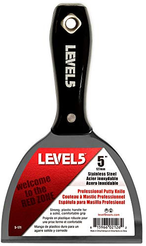 Level 5 Tools 5-171 Putty Knife,SS,Nylon Handle,5